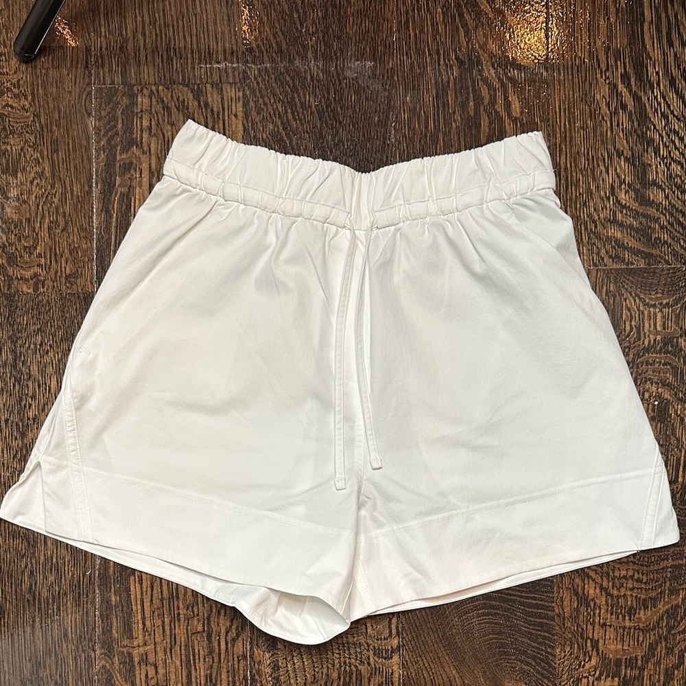 Women's White Casual Shorts